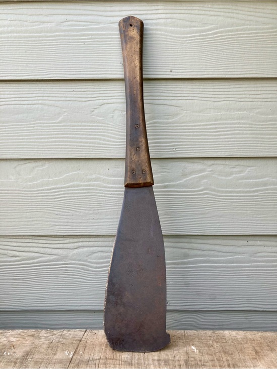 Vintage Other - Vintage Sugar Cane Knife Farm Tool Cutting Blade Wood Handle Rustic Cabin Decor